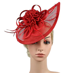 Queen Elizabeth Audrey Hepburn Retro Vintage 1950s 1920s All Seasons Headpiece Party Costume Fascinator Hat Women's Adults' Costume Vintage Cosplay Party / Evening Evening Party Carnival Hat / Date Lightinthebox