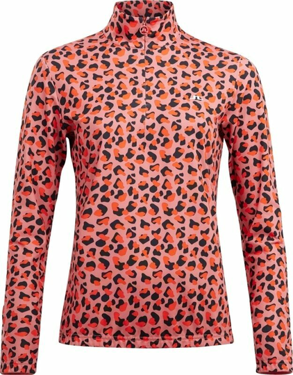 J.Lindeberg Ana Golf Mid Layer Faded Rose Animal L