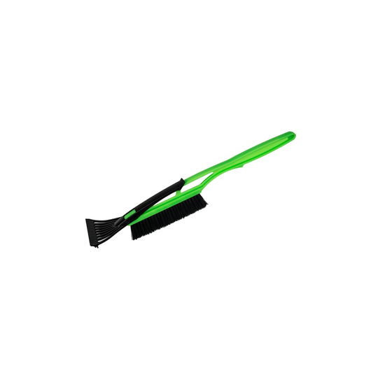 long reach ice scraper/snow brush with soft grip handle