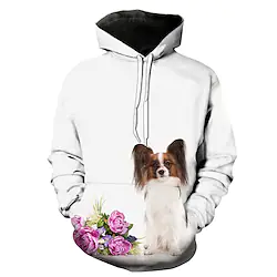 Inspired by Animal Dog Hoodie Cartoon Manga Anime Graphic Hoodie For Men's Women's Unisex Adults' 3D Print 100% Polyester Lightinthebox
