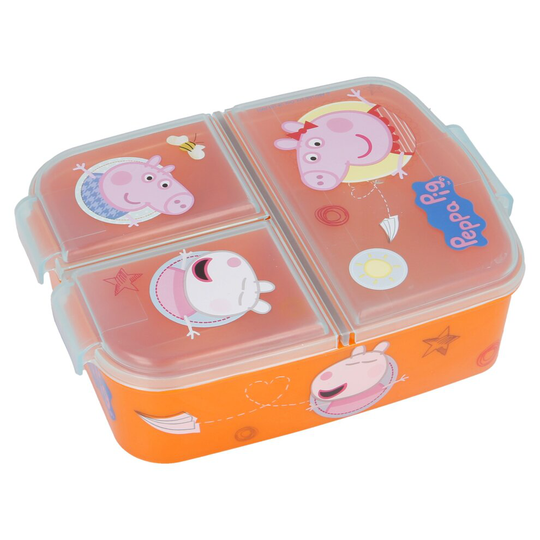 STOR Peppa Pig Multi Compartment Sandwich Box