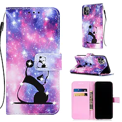 Phone Case For Apple Full Body Case Leather Wallet Card iPhone 14 Pro Max 14 Plus 13 12 11 Pro Max Mini X XR XS Wallet Card Holder Rhinestone Animal Panda PU Leather Lightinthebox