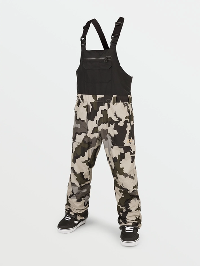 Men's Volcom Rain Gore-Tex Bib Overall - DRILL KHAKI