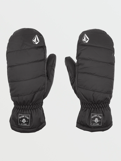 Women's Volcom Puff Puff Mittens - Black (Unisex)