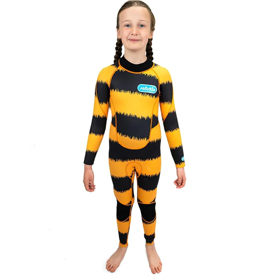 Saltskin Youth Kids Bumble Bee 3mm Full Wetsuit -