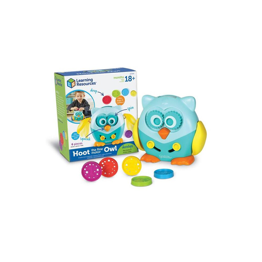 Learning Resources LER9045 Fine Motor Owl Toy for Grade Toddler Plus, Assorted Color