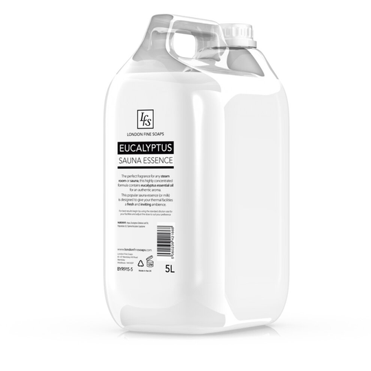 London Fine Soaps Eucalyptus Sauna & Steam Essence Milk ~ 2 x 5 Litre