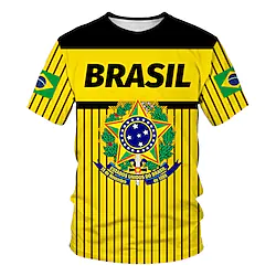 Inspired by World Cup Qatar 2022 Football Soccer T-shirt Cartoon Manga Anime Classic Street Style T-shirt For Men's Women's Unisex Adults' 3D Print 100% Polyester Lightinthebox