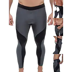Men's Compression Pants Compression Tights Leggings Drawstring Side Pockets Compression Pants Athletic Athleisure Breathable Quick Dry Soft Fitness Gym Workout Running Sportswear Activewear Color Lightinthebox