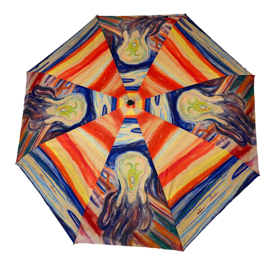 StormKing Art Collection Automatic Open Close Umbrella Van Gogh Munch Scream