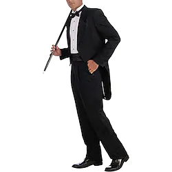 The Great Gatsby Gangster Retro Vintage Roaring 20s 1920s Tuxedo Peak Lapel Men's Costume Vintage Cosplay Party / Evening Two Piece Coat Masquerade / Pants / Pants Lightinthebox