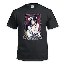 Inspired by Overlord Albedo T-shirt Cartoon Manga Anime Classic Street Style T-shirt For Men's Women's Unisex Adults' Hot Stamping 100% Polyester Lightinthebox