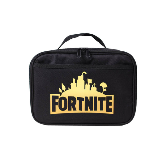 (11) Fortnite Lunch Box Bag Children Outdoor Lunch Bag Portable