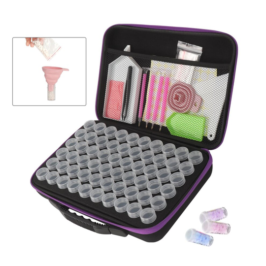 60 Slots Diamond Painting Accessories Storage Box