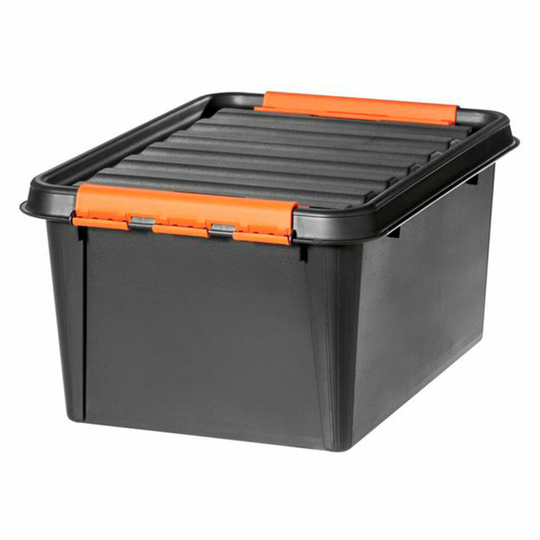 (31 Box Black 32L) Orthex SmartStore Sturdy Pro Storage Clip Box