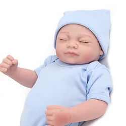 NPK DOLL 10 inch Reborn Doll Reborn Toddler Doll Baby Boy Baby Girl Gift Cute Full Body Silicone with Clothes and Accessories for Girls' Birthday and Festival Gifts Lightinthebox
