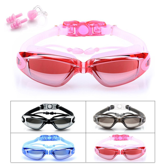 Swimming Goggles, Beeway® Premium Comfortable Swim Googles attached Earplugs, Anti Fog UV Protection Lenses Fully Adjustable for Adult Men Women...