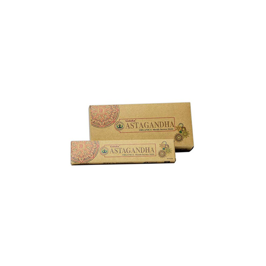 Goloka Organica Series - Astagandha - 6 Boxes of 15 Grams (90 Grams Total)