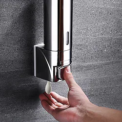 Shampoo Dispenser for Shower,300ML Stainless Steel Soap Dispenser Wall-mounted Manual Liquid Hand Box Lightinthebox