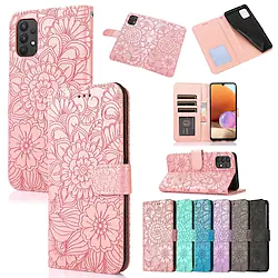 Phone Case For Samsung Galaxy Flip S22 Ultra Plus S21 FE S20 S10 Plus S10 S10 Lite Note 10 Note 10 Plus Note 20 Galaxy A22 5G Galaxy A22 4G Galaxy Note9 with Stand with Wrist Strap Card Holder Slots Lightinthebox