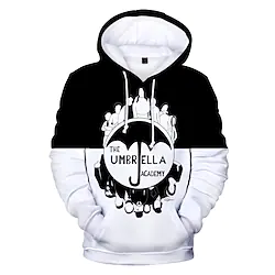 Inspired by The Umbrella Academy Season 3 TV Series Hoodie TV Movie Back To School Anime Classic Street Style Hoodie For Men's Women's Unisex Adults' 3D Print 100% Polyester Lightinthebox