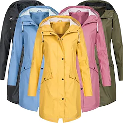 Oversized Women's Hoodie Jacket Hiking Jacket Windbreaker Zip Up Hoodie Outdoor Windproof Ultra Light UV Protection Quick Dry Outerwear Coat Parka Camping Hunting Fishing Pink Blue Yellow Green Lightinthebox