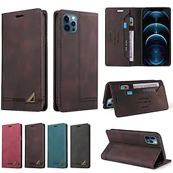 Phone Case For Apple Full Body Case Leather Wallet Card iPhone 14 Pro Max 14 Plus 13 12 11 Pro Max Mini X XR XS Wallet Card Holder Dustproof Solid Colored PU Leather Lightinthebox