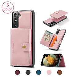 Phone Case For Samsung Galaxy Back Cover S22 Ultra Plus S21 FE S20 A72 A52 A42 Note 10 Note 10 Plus A21s Note 20 Galaxy A22 5G Galaxy A22 4G Galaxy Note9 Card Holder with Stand Shockproof Solid Lightinthebox