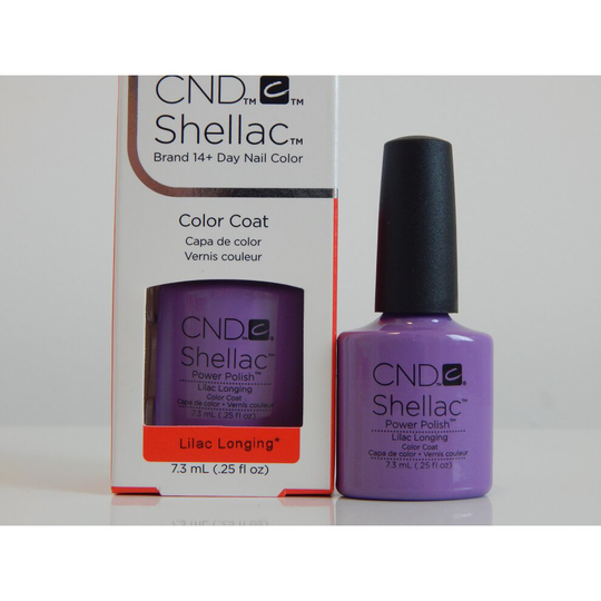 (LILAC LONGING) CND Shellac Color Coat UV/LED GEL BOXED 7.3ml