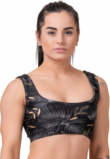Nebbia Miami Sporty Bikini Bralette Volcanic Black S