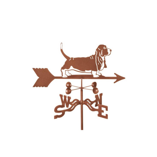 EZ Vane EZ1400-RF Dog Basset Hound Weathervane with Roof Mount