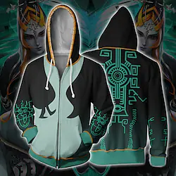 Inspired by The Legend of Zelda Link Cartoon Manga Back To School Anime Harajuku Graphic Kawaii Outerwear For Men's Women's Unisex Adults' 3D Print 100% Polyester Lightinthebox
