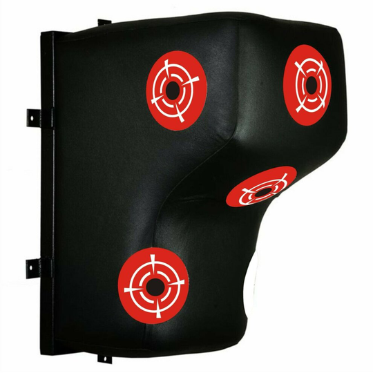 (BLACK / RED) Punchbag Wall Mount Striking punch pad Wall Bag Uf