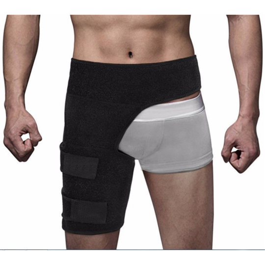 Groin Support Bandage, Adjustable Compression Wrap for Hip, Groin