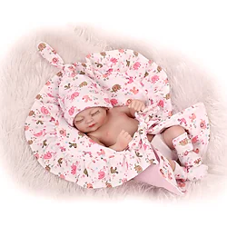 12 inch Reborn Doll Baby Boy Baby Girl Cute Non Toxic Birthday Tipped and Sealed Nails Natural Skin Tone Full Body Silicone with Clothes and Accessories for Girls' Birthday and Festival Gifts Lightinthebox