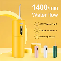 Rechargeable Water Jet Pick Teeth Cleaner Whitening Dropshipping Flosser Electric Scaler Oral Irrigator Dental Thread Home Floss Lightinthebox