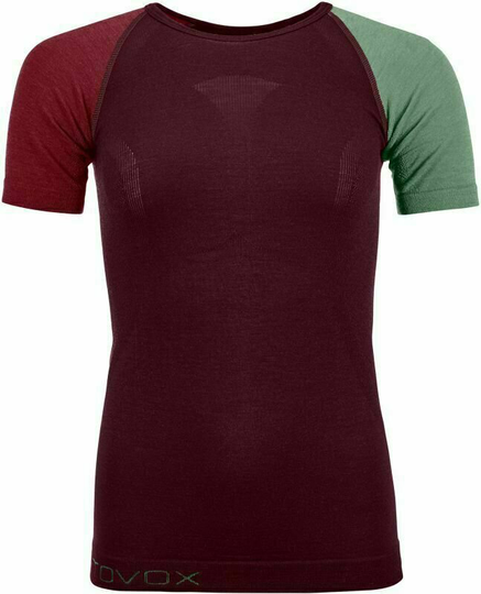 Ortovox Thermal Underwear 120 Comp Light SS W Dark Wine XS