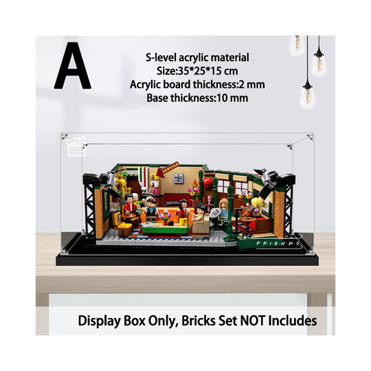(Display Box Only, + A) Display Box Light Set For (Ideas Friends The Television Series Central Perk) - Led Light kit Compatible With Lego 21319(NOT I