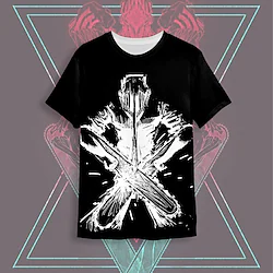 Inspired by Chainsaw Man Makima T-shirt Cartoon Manga Anime Harajuku Graphic Kawaii T-shirt For Men's Women's Unisex Adults' 3D Print 100% Polyester Lightinthebox