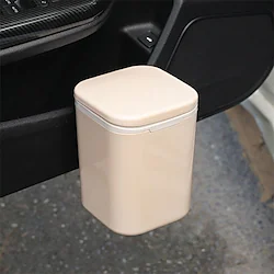 car Trash can Leak Proof ,car Garbage can with Lid,2.5 Gallons car Trash bin, Black car Trash Bag for All Vehicle Trash can Lightinthebox
