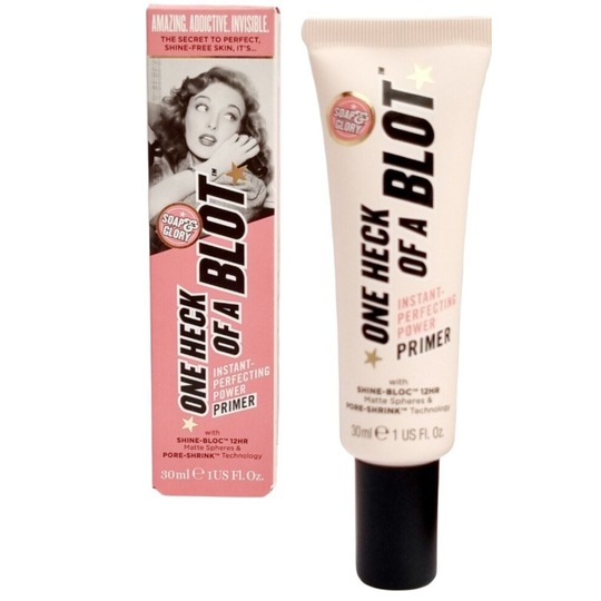 SOAP & GLORY MAKE-UP One Heck Of A Blot Pore Reducing Primer NEW BOXED 30ml