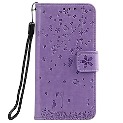 Phone Case For Motorola Full Body Case Leather Flip MOTO G6 Moto G6 Play Moto G6 Plus Moto G7 Moto G7 Play Moto G7 Power MOTO E6 play Moto G8 Power Card Holder Flip Pattern Heart Flower / Floral Lightinthebox