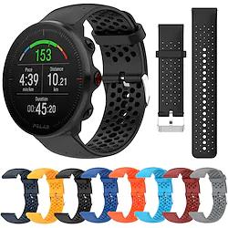 1 pcs Smart Watch Band for Polar Vantage M2 / GRIT X Silicone Smartwatch Strap Breathable Quick Release Sport Band Replacement Wristband Lightinthebox