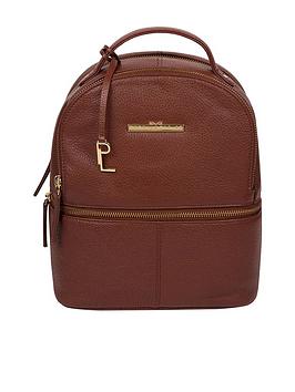 Pure Luxuries London Pure Luxuries Hayes Chestnut Leather Backpack