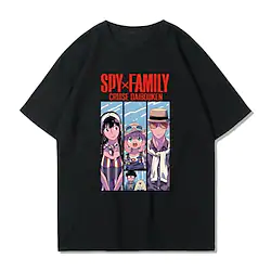 Inspired by Spy x Family Spy Family Anya Forger T-shirt Anime Cartoon Anime Classic Street Style T-shirt For Men's Women's Unisex Adults' Hot Stamping 100% Polyester Casual Daily Lightinthebox