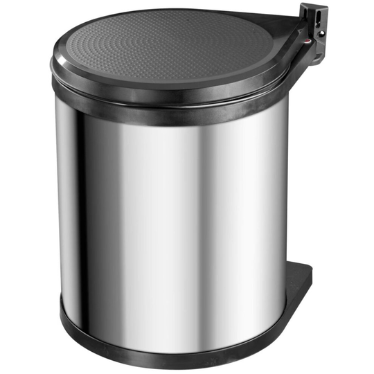 Hailo Cupboard Bin Waste Box Compact-Box Size M 15 L Stainless Steel 3555-101