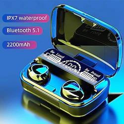 M10 TWS Wireless Bluetooth 5.1 Earphone 2000mAh Power Bank True Wireless Headphones Sports Bluetooth Headset 9D HIFI Sound Earbuds Lightinthebox