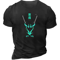 Inspired by Demon Slayer: Kimetsu no Yaiba Kamado Nezuko Kamado Tanjiro T-shirt Cartoon Manga Anime Classic Retro Vintage T-shirt For Men's Adults' 3D Print 100% Polyester Lightinthebox