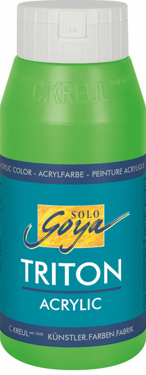 Kreul Solo Goya Acrylic Paint 750 ml Fluorescent Green