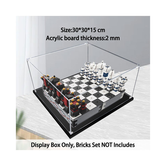 (A) Chess Display Box Compatible With LEGO 40174 Model NOT Included